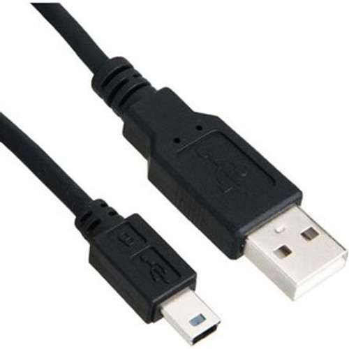 Axiom USB Data Transfer Cable - 3 ft USB Data Transfer Cable - Type A Male USB - Mini Type B Male USB - Black (Fleet Network)