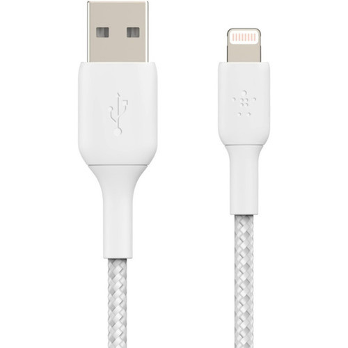 Belkin LightningUSB Data Transfer Cable - 66 ft LightningUSB Data Transfer Cable - Lightning Male Proprietary Connector - Type A - CAA002BT2MWH