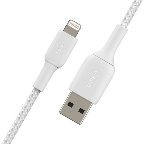 Belkin LightningUSB Data Transfer Cable - 66 ft LightningUSB Data Transfer Cable - Lightning Male Proprietary Connector - Type A - CAA002BT2MWH