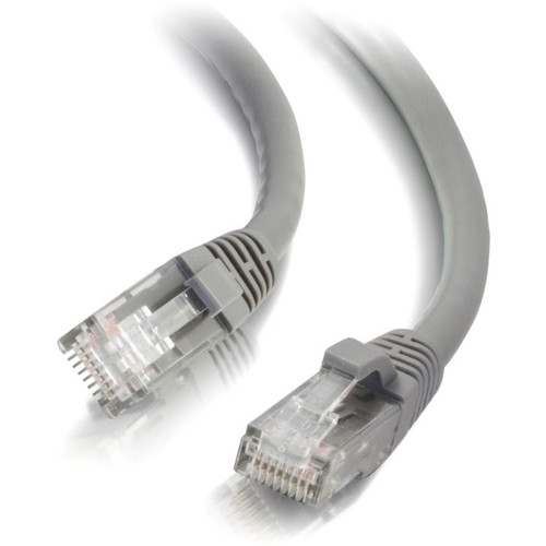 C2G 15 ft Cat6 Snagless UTP Unshielded Network Patch Cable - Gray - 15 ft Category 6 Network Cable for Network Device - First End: 1 x (Fleet Network)