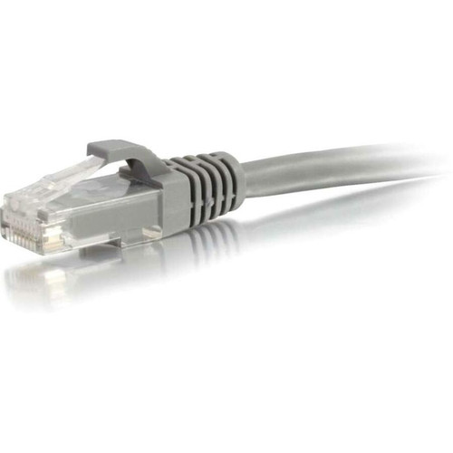 C2G 15 ft Cat5e Snagless UTP Unshielded Network Patch Cable - Gray - 15 ft Category 5e Network Cable for Network Device - First End: 1 (Fleet Network)