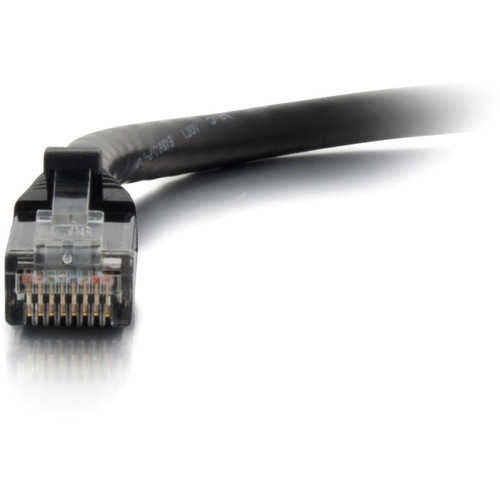 25 Ft Black Cat6a Snagless Unshielded UTP Network Patch Cable For Everyday Ethernet Use And Easy Installation Category Device 00737