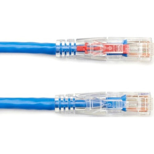Black Box GigaTrue 3 Cat6 SFTP Patch Network Cable - 10 ft Category 6 Network Cable for Patch Panel Wallplate Network Device - 1 C6PC70S-BL-10