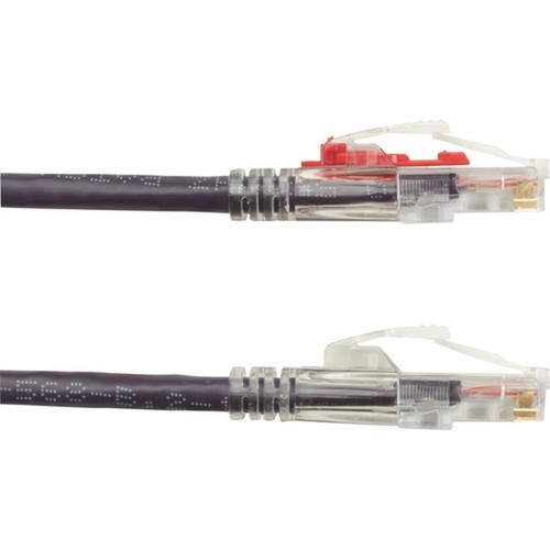 Black Box GigaTrue 3 Cat6 UTP Patch Network Cable - 1 ft Category 6 Network Cable for Patch Panel Wallplate Network Device - First C6PC70-VT-01
