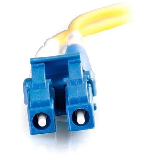 C2G 3m LC-LC 9125 OS2 Duplex Single-Mode PVC Fiber Optic Cable - Yellow - 98 ft Fiber Optic Network Cable for Network Device - First 28758