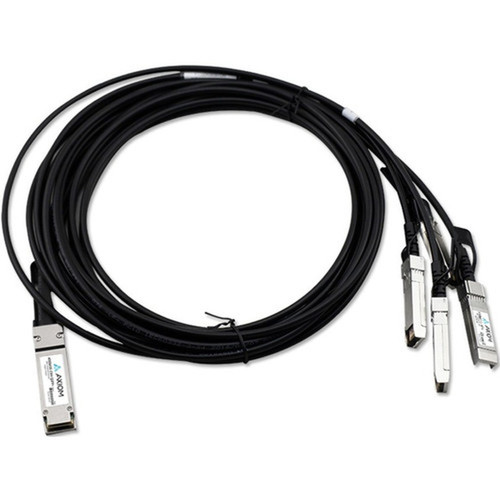 Axiom Twinaxial Network Cable - 66 ft Twinaxial Network Cable for Network Device - QSFP28 Network - Second End 4 x SFP28 Network - - CAB-Q-4S-100G-2M-AX