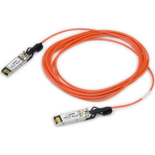 Axiom Fiber Optic Network Cable - 32.8 ft Fiber Optic Network Cable for Network Device - SFP+ Male Network - SFP+ Male Network - 10 - (Fleet Network)