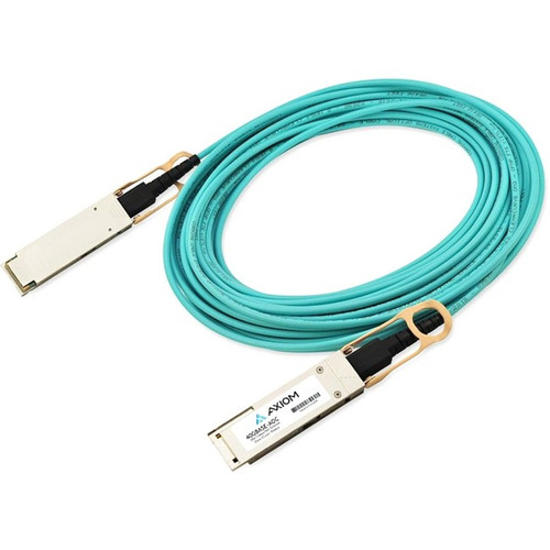 Axiom Fiber Optic Network Cable - 328.1 ft Fiber Optic Network Cable for Network Device - First End: 1 x QSFP+ Male Network - Second 1 (Fleet Network)