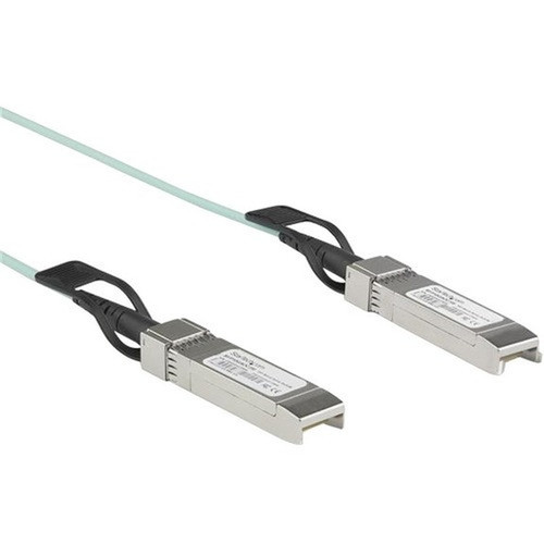 StarTechcom Dell EMC AOC-SFP-10G-5M Compatible 5m 10G SFP to SFP AOC Cable - 10GbE SFP Active Optical Fiber - 10Gbps SFP  Cable - AOCSFP10G5ME