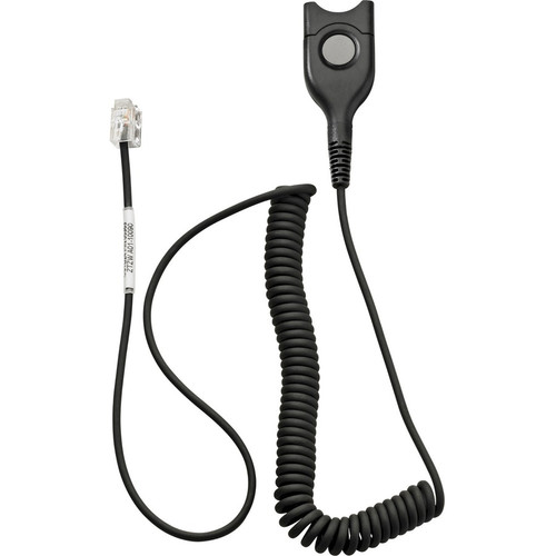 EPOS Standard Bottom Cable, ED to RJ9 CSTD 08 - Easy Disconnect/RJ-9 Phone Cable for Phone - First End: 1 x Easy Disconnect - Second 1 (Fleet Network)