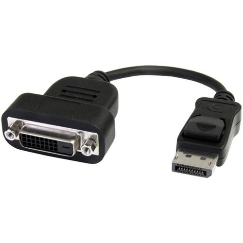 StarTechcom DisplayPort to DVI Adapter Active DisplayPort to DVI-D Adapter Converter 1080p DP 12 to DVI Adapter Latching DP - 12 DP2DVIS