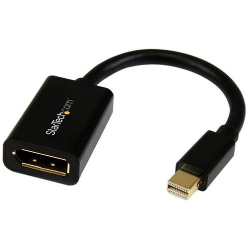 StarTechcom 6in Mini DisplayPort to DisplayPort Video Cable Adapter - MF - Connect your DisplayPort monitor to a standard Mini Short MDP2DPMF6IN
