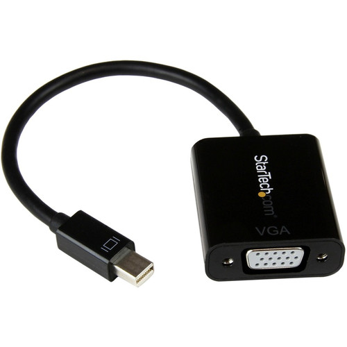 StarTech.com Mini DisplayPort to VGA Adapter - DisplayPort 1.2 - 1080p - Thunderbolt to VGA Monitor Adapter - Mini DP to VGA - Connect (Fleet Network)