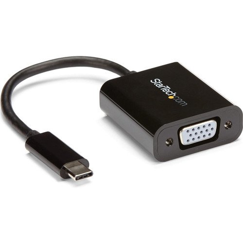 StarTech.com USB-C to VGA Adapter - Thunderbolt 3 Compatible - USB C Adapter - USB Type C to VGA Dongle Converter - Connect your or to (Fleet Network)