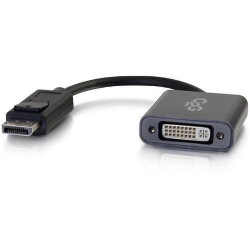 C2G DisplayPort to DVI Adapter -DisplayPort to DVI-D Active Converter-Black - 8 DisplayPortDVI Video Cable for Video Device Card - 54317