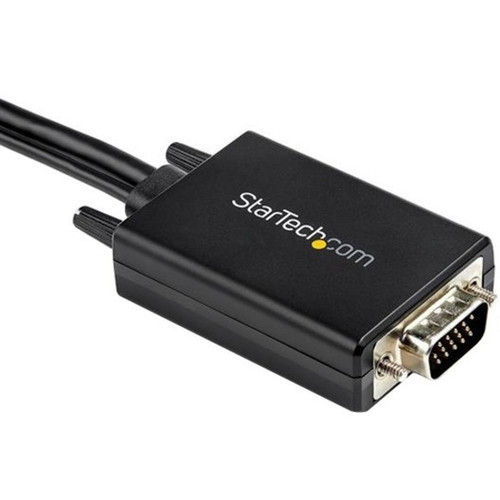StarTechcom 2m VGA to HDMI Converter Cable with USB Audio Support - 1080p Analog to Digital Video Adapter Cable - Male VGA to Male - VGA2HDMM2M
