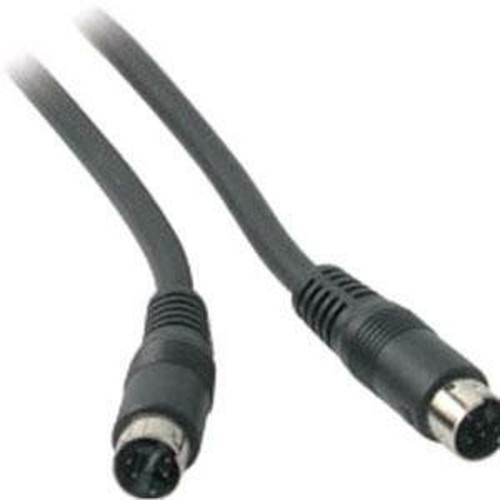 C2G Value Series S-Video Cable - mini-DIN Male - mini-DIN Male - 183m - Black 40915