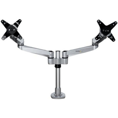 StarTechcom Desk Mount Dual Monitor Arm - Premium Articulating Desktop VESA Mount up to 27 Displays - Height Adjustable - - VESA for ARMDUALPS