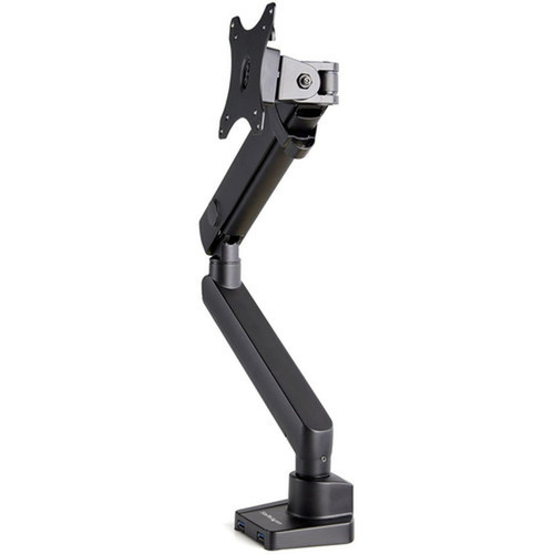 StarTechcom Desk Mount Monitor Arm with 2x USB 30 ports - Slim Full Motion Single Monitor VESA Mount up to 8kg Display - - VESA duty ARMSLIM2USB3