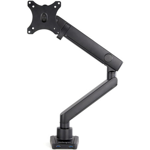 StarTechcom Desk Mount Monitor Arm with 2x USB 30 ports - Slim Full Motion Single Monitor VESA Mount up to 8kg Display - - VESA duty ARMSLIM2USB3