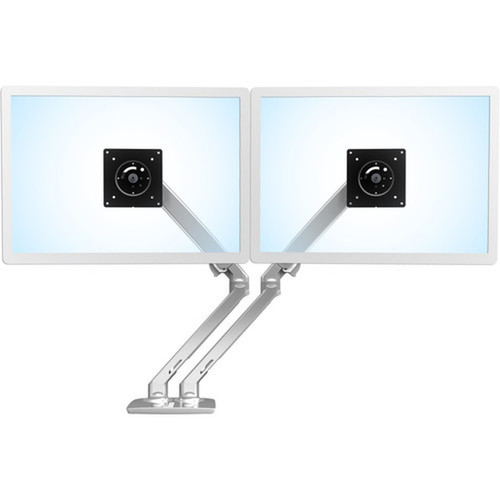 Ergotron Mounting Arm for LCD Monitor - Polished Aluminum - 2 Displays Supported24 Screen Support - 1814 kg Load Capacity 45-496-026