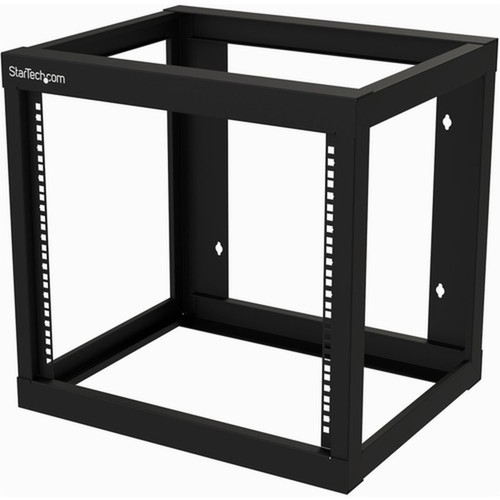 StarTechcom 9U 19 Wall Mount Network Rack - 17 Deep Open Frame for Server Room AVDataPatch PanelITComputer Equipment wCage - - RK919WALLO