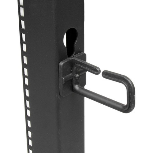 StarTechcom 8U 19 Open Frame Server Rack - Compact 4 Post Adjustable Depth 22 to 40 - Mobile Network Rack - HP ProLiant - 8U w 4POSTRACK8U