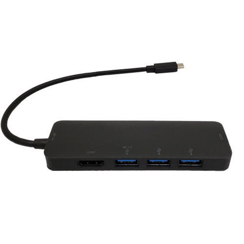 USB 31 Type-C to HDMI 3x USB-A 30 USB Type-C - DP 14 Alt Mode - Black