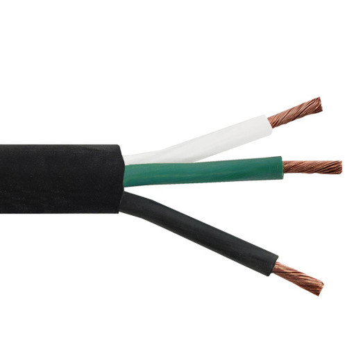 Flexible Electrical Cord Cable - 10AWG 3C SOOW 600V 90C - Black Per Meter