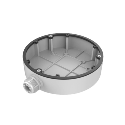 White Junction Box Mounting Bracket For Fisheye IP Cameras Camera FN-CA-DS-1280ZJ-DM25-M1