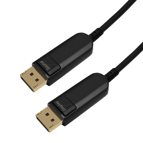 AOC Active Optical Cable - DisplayPort 8K@60Hz - 32.4Gbps V1.4 Cable - CMP Plenum Rated