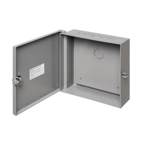 Enclosure Box 11 x 11 x 35 IndoorOutdoor Non-Metallic NEMA 3R Rated with Backplate - Grey