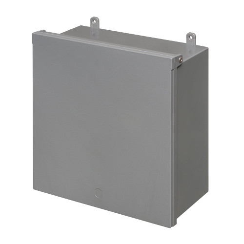 Non Metallic Indoor Outdoor Enclosure Box 12 X 6 Grey NEMA Rated Indoor/Outdoor Non-Metallic FN-EB-12126-GY