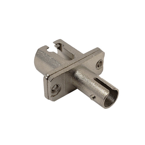 ST/LC Fiber Hybrid Adapter F/F SM/MM Simplex Ceramic Panelmount, Metal