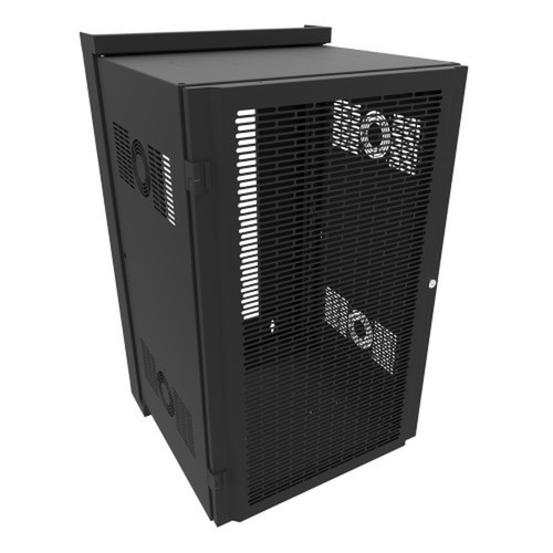 Hammond 20U Heavy Duty Wall Mount Swing-Out Cabinet 235 Usable Depth Vented Door