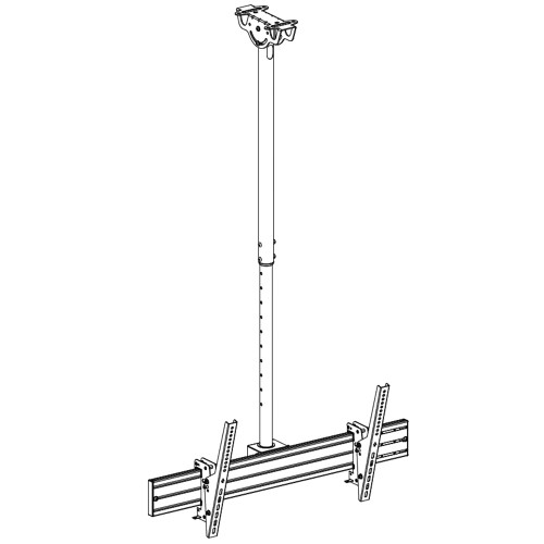 Menu Wall TV Ceiling Mount Bracket Expandable Fits 45 To 55 Inch Displays With VESA Support Inches Maximum Sizes FN-MT-1565