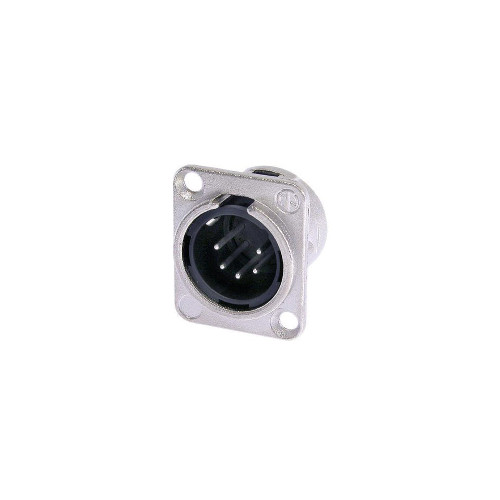 Neutrik DMX 5 Pin Male To Solder D-Cut Receptacle For Control And Lighting Cabling FN-NT-NC5MD-L-1