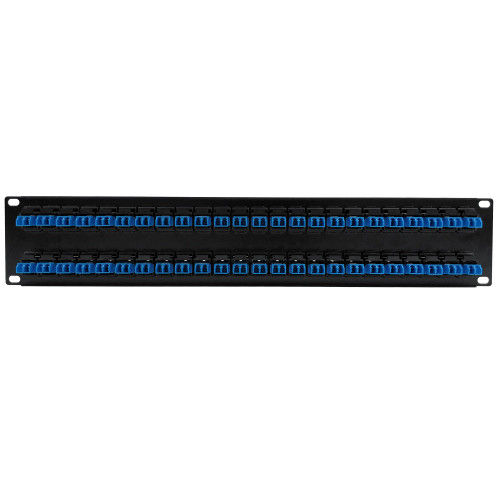 48 Port LC Singlemode Duplex Patch Panel 19 Rackmount LC/LC FN-PP-FO208-48