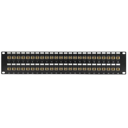 48 Port SC Multimode Simplex Patch Panel 19 Rackmount SC/SC FN-PP-FO504-48