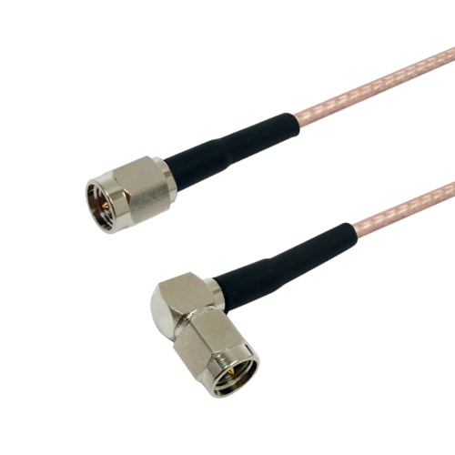 RG316 SMA Male to SMA Male Right Angle Cable
