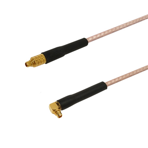 RG316 MMCX Male to MMCX Male Right Angle Cable