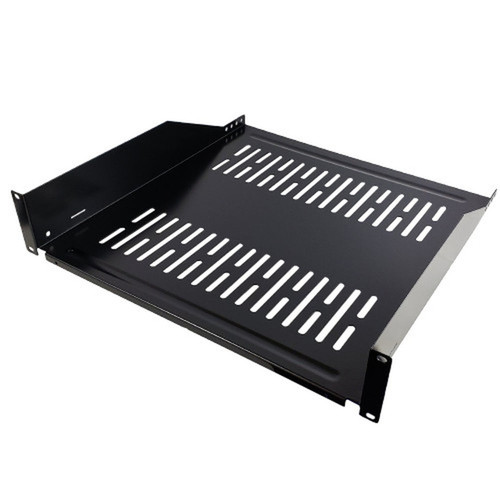 19 inch Front Mount Vented Shelf 18 inch Depth - 2U