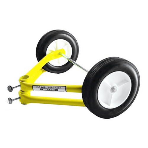Rolling Wire Rack Dispenser For Spools Up To 24 Inches Heavy Duty Mobile Design Load Capacity Rack-A-Tiers Spool Max FN-TL-WD02