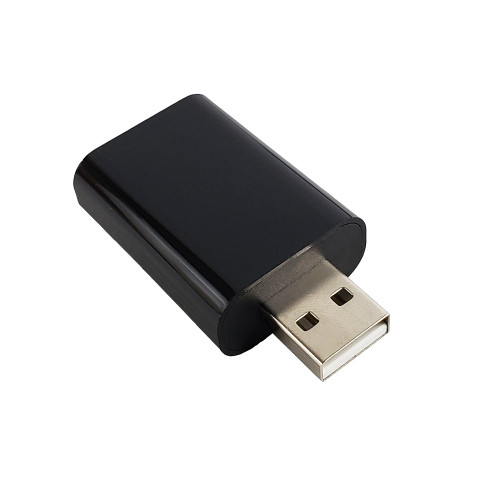 USB A Male To Headphone And Microphone Audio Adapter Compact Black Headphone/Microphone FN-USB-35MM