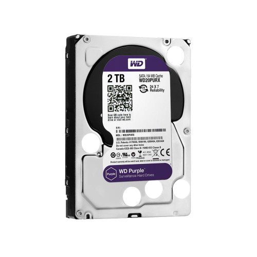 2TB 64MB IntelliPower (RPM) / SATA3 Western Digital Purple Drive