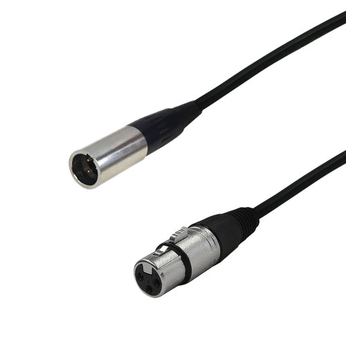 Premium  Cables Balanced XLR Female to mini-XLR Male Cable