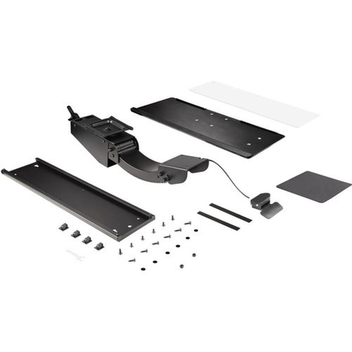 StarTechcom KeyboardMouse Tray - 57 Height x 28 Width - Black - Steel KBTRAYADJ2