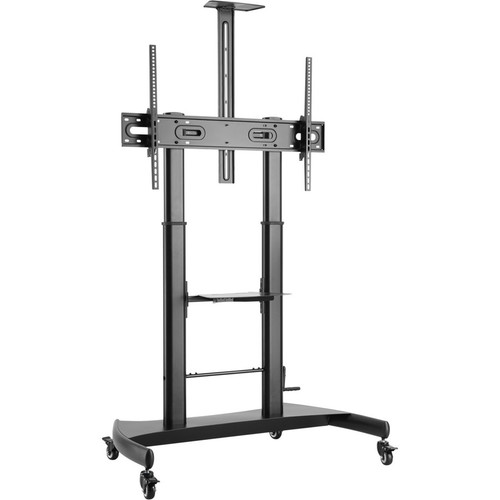 V7 TVCART2 Pro TV Cart, up to 100 inch displays, Height Adjustable - Up to 100" Screen Support - 99.79 kg Load Capacity - 91.33" mm) x (Fleet Network)