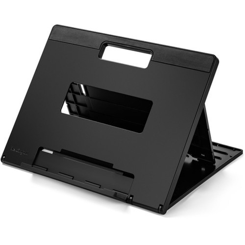 Kensington Easy Riser Go Laptop Riser Black - Up to 17 Screen Support - Textured - Black - TAA Compliant K50422WW