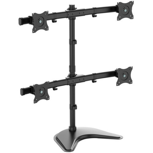 Tripp Lite Quad-Display Desktop Monitor Stand for 13 to 27 Flat-Screen Displays - Up to 27 Screen Support - 32 kg Load Capacity - x DDR1327MQ